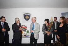 Takim lamtumirës, në Ambasadën e Kosovës në Bernë, për ambasadorin Mehmet Elezi
