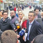 Sommer 2013: Topalli kandidiert als Bürgermeister seiner Heimatstadt Ferizaj – erfolglos. Foto: Mattias Greuter