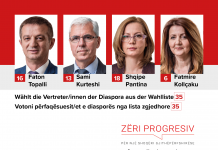 Kandidatët/et e Zërit Progresiv të Zvicrës për Kuvendin e Republikës së Kosovës