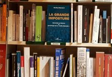 Botimi frëngjisht i librit «Mashtrimi i Madh» – në libraritë «Payot» të Zvicrës