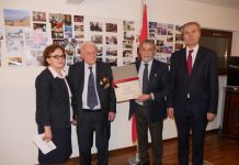 Profesor Astrit Leka certifikohet për promovimin e vlerave shqiptare në botë