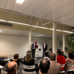 Driton Kajtazi, drejtor I ISEAL-it dhe Daniele Maggetti, drejtor I CRLR UNIL