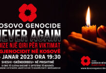 NDIZE NJË QIRI PËR VIKTIMAT E GJENOCIDIT NË KOSOVË