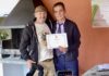 Fotografit të portalit “prointegra”, Afrim Nevzadi i ndahet mirënjohja e LKSHM-së
