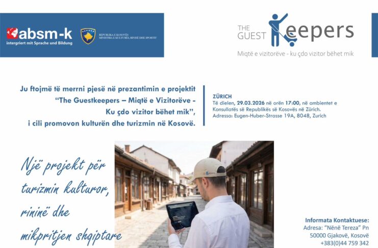 Projekti për zhvillimin e turizmit kulturor në Kosovë, prezantohet në Zvicër
