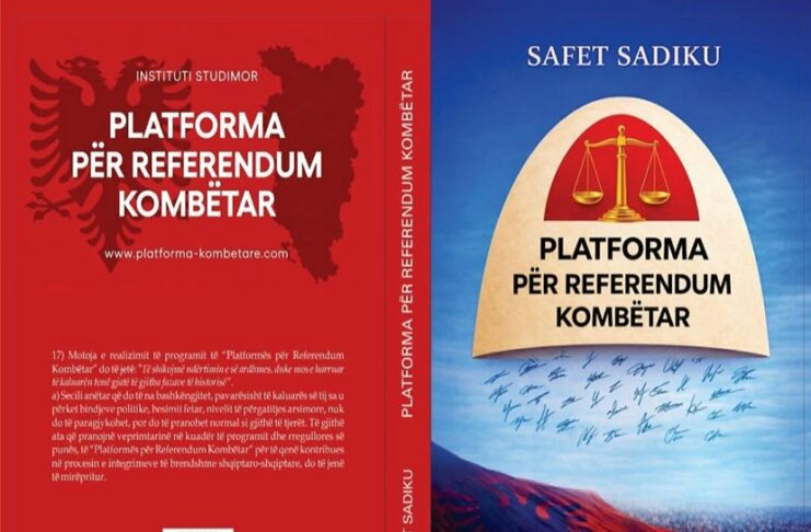 Doli nga shtypi libri studimor „Platforma për referendum kombëtar“
