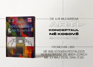 Në Zürich promovohet libri “Arti Konceptual në Kosovë 2000–2025” i Prof. Dr. Ilir Muharremit